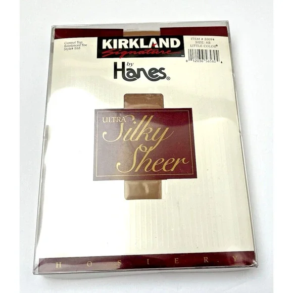 NEW Hanes Pantyhose 3 Pairs SZ AB Control Top Reinforced Toe Sheer Little Color - Picture 1 of 7
